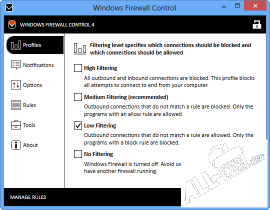 Windows Firewall Control