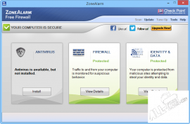 ZoneAlarm Free Firewall