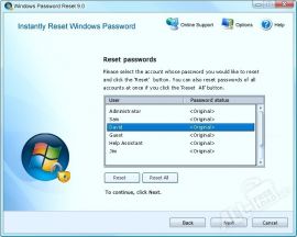 Reset Windows Password