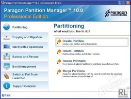 Paragon Partition Manager 