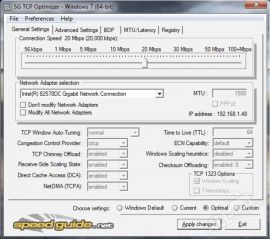 TCP Optimizer 