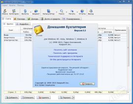 Домашняя бухгалтерия
