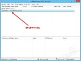 Softether VPN Client Manager