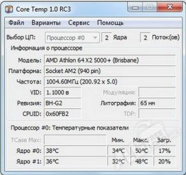 Core temp