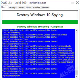 Destroy Windows 10 Spying